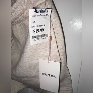 Always Cream Athletic Shorts